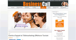 Desktop Screenshot of businesscall-telemarketing.com