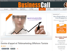 Tablet Screenshot of businesscall-telemarketing.com